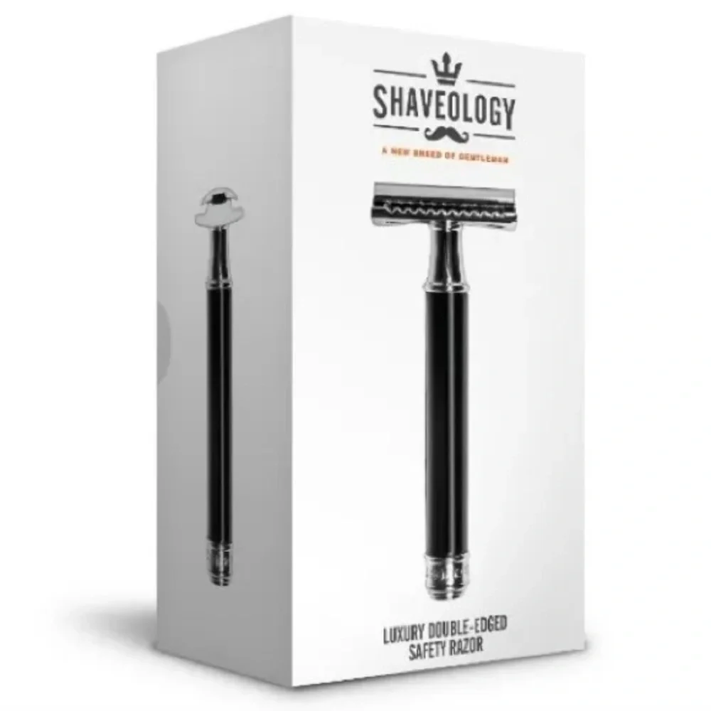 Shaveology Phantom Series Luxury Safety Razor Set - NIB Sealed